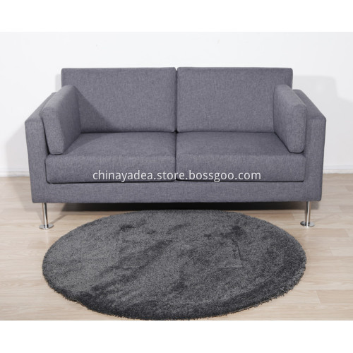 Modern Minimalist style Fabric Park Double Sofa